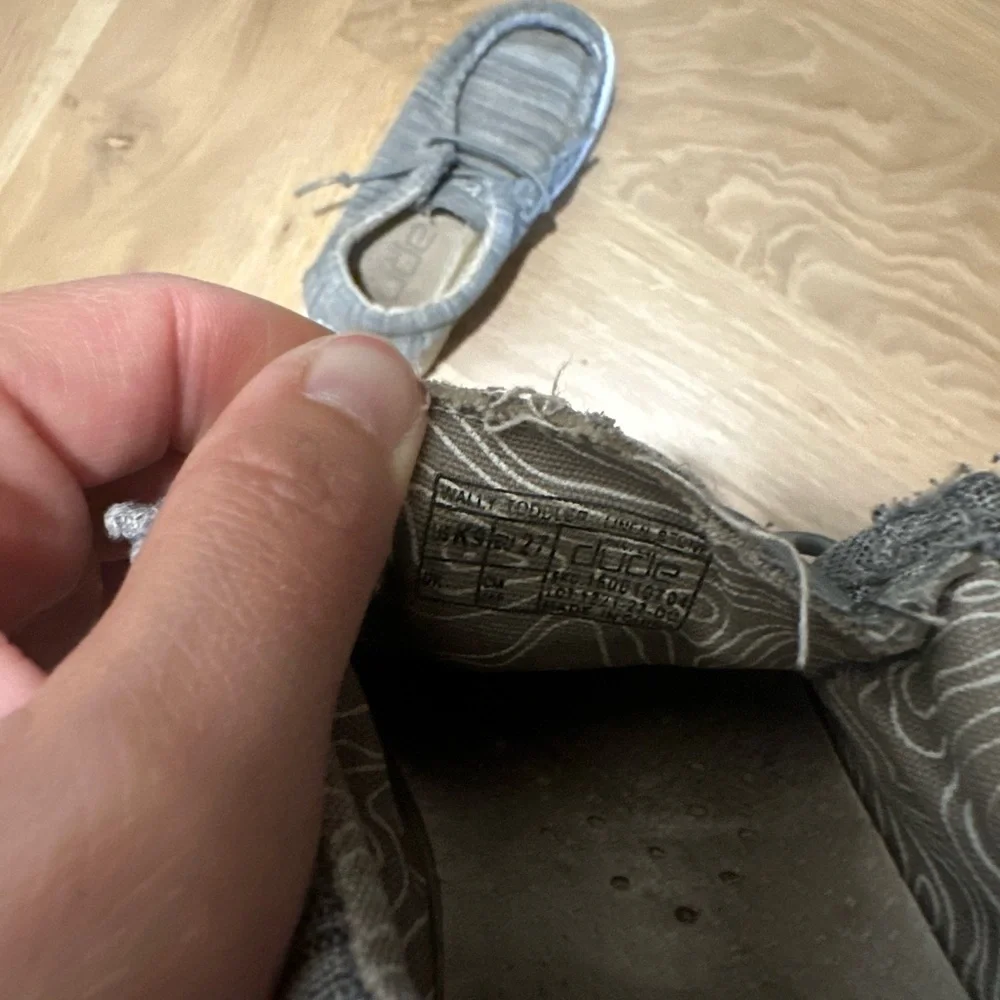 Hey Dude Kids Gray Slip-On Shoes